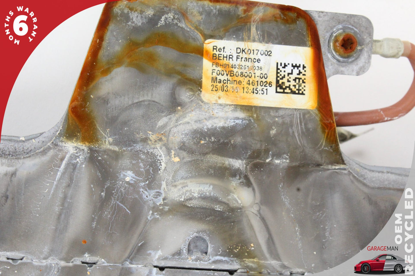 2014-2016 Porsche Panamera 970 E-Hybrid Battery Cooling Matt F00VB08001-00 OEM