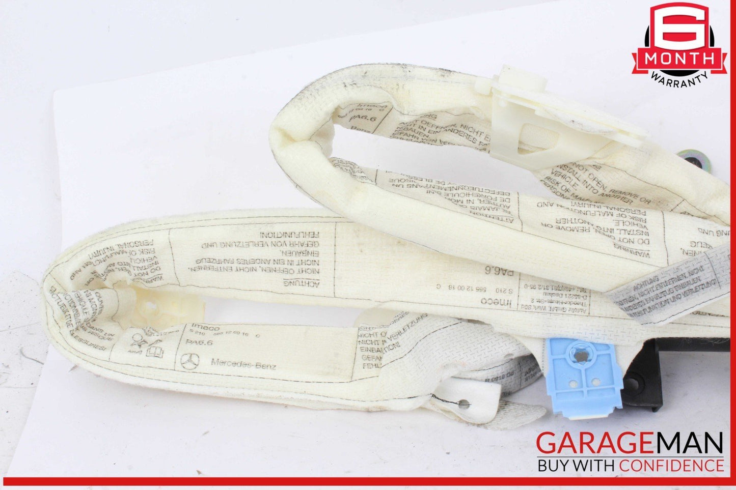 00-02 Mercedes W210 E320 Left Driver Side Roof Curtain Airbag Air Bag OEM
