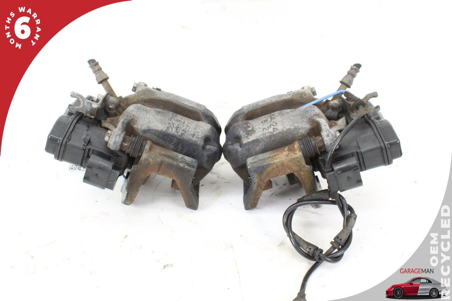 2011-2016 BMW 550i F10 Rear Left and Right Side Brake Calipers Set of 2 6793047