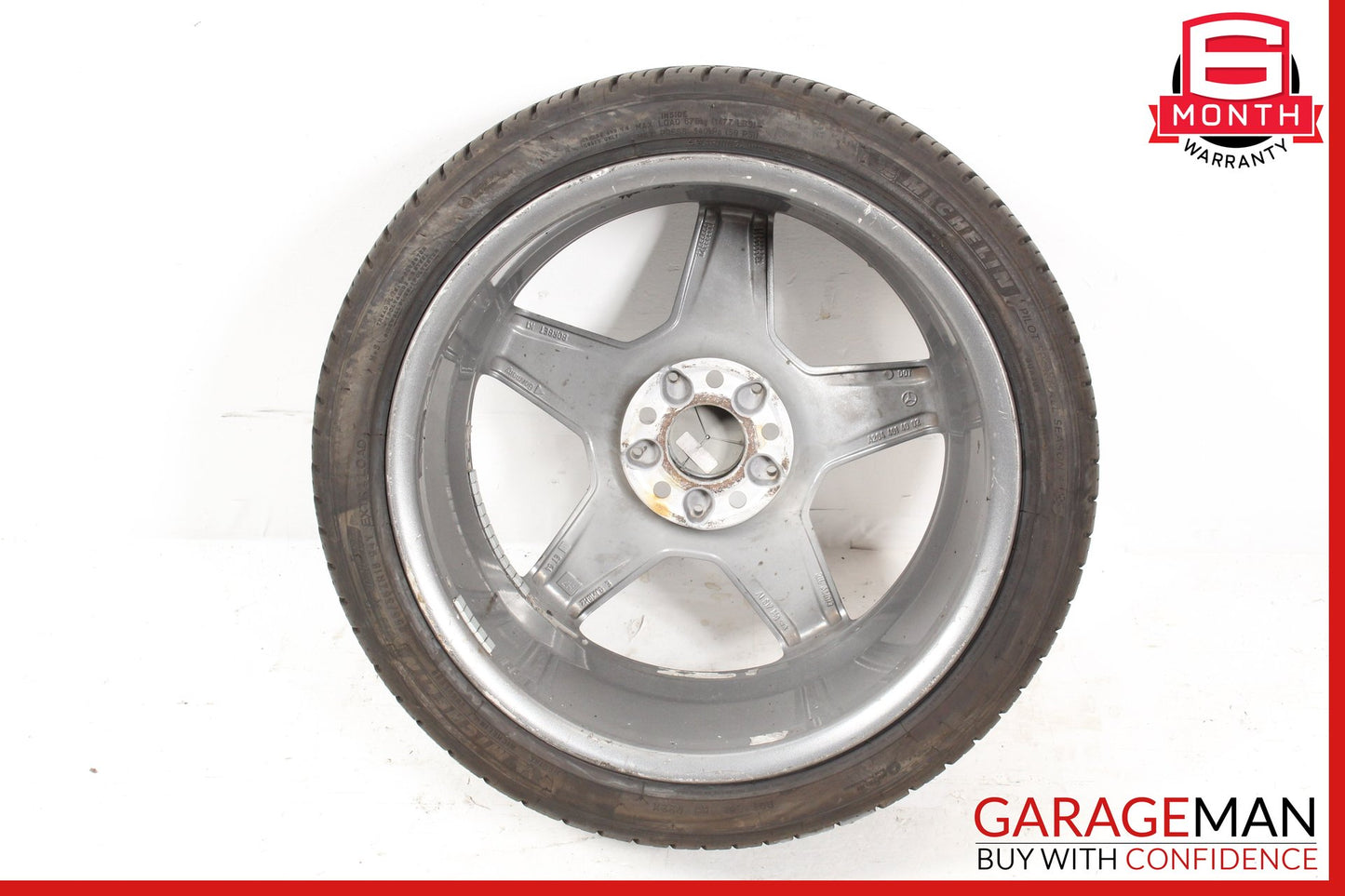 2009-2015 Mercedes W204 C300 Rear Wheel Rim w/ Tire 9JX18 H2 ET54 2044014002 OEM