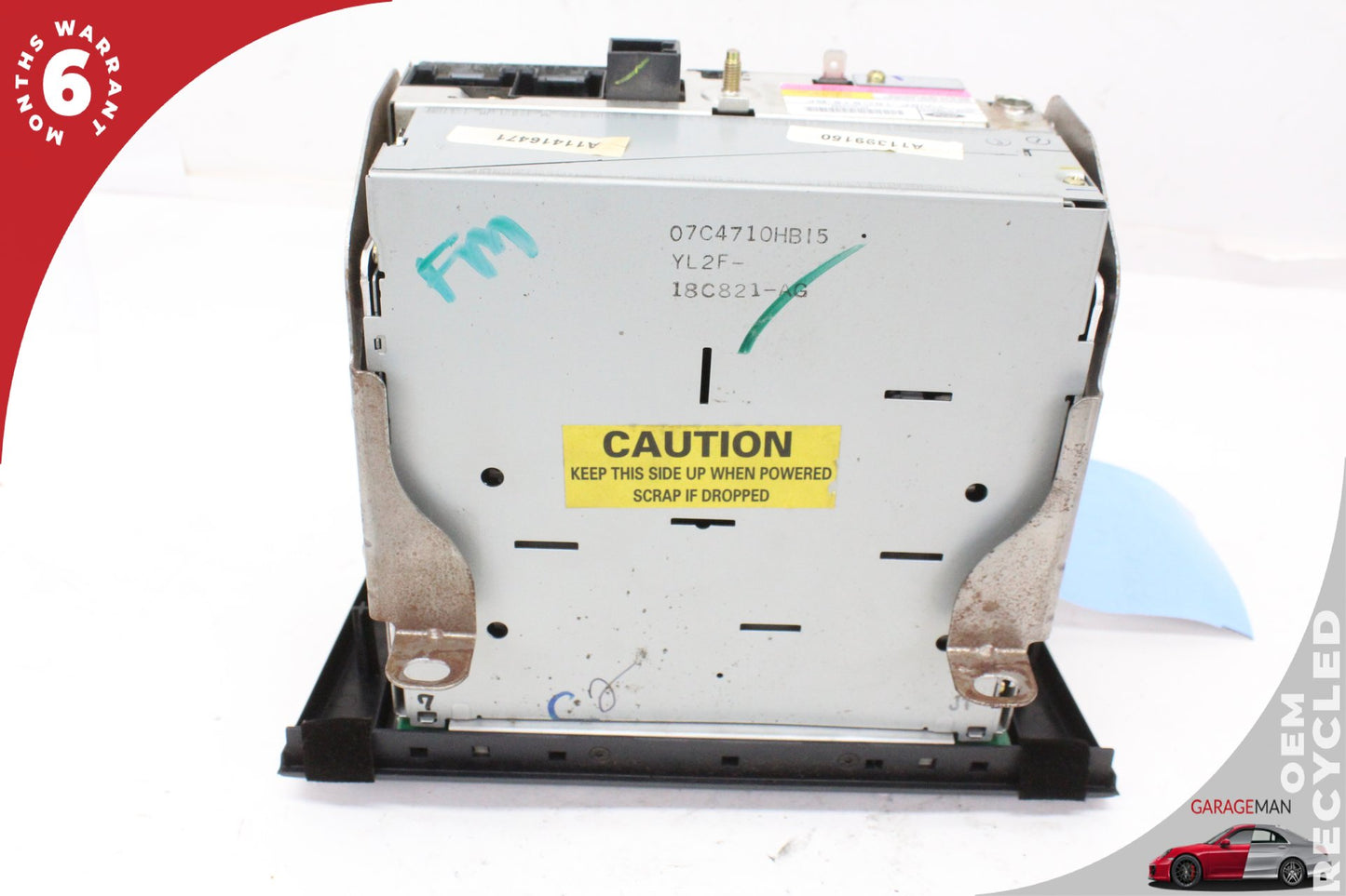 2002-2005 Ford Thunderbird Front Radio Stereo 6 Disk CD Player 1W6F18C815BF OEM