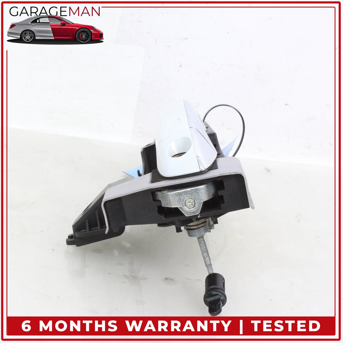 2011-2018 Audi A8 S8 Front Left Exterior Door Handle Glacier White Metallic OEM