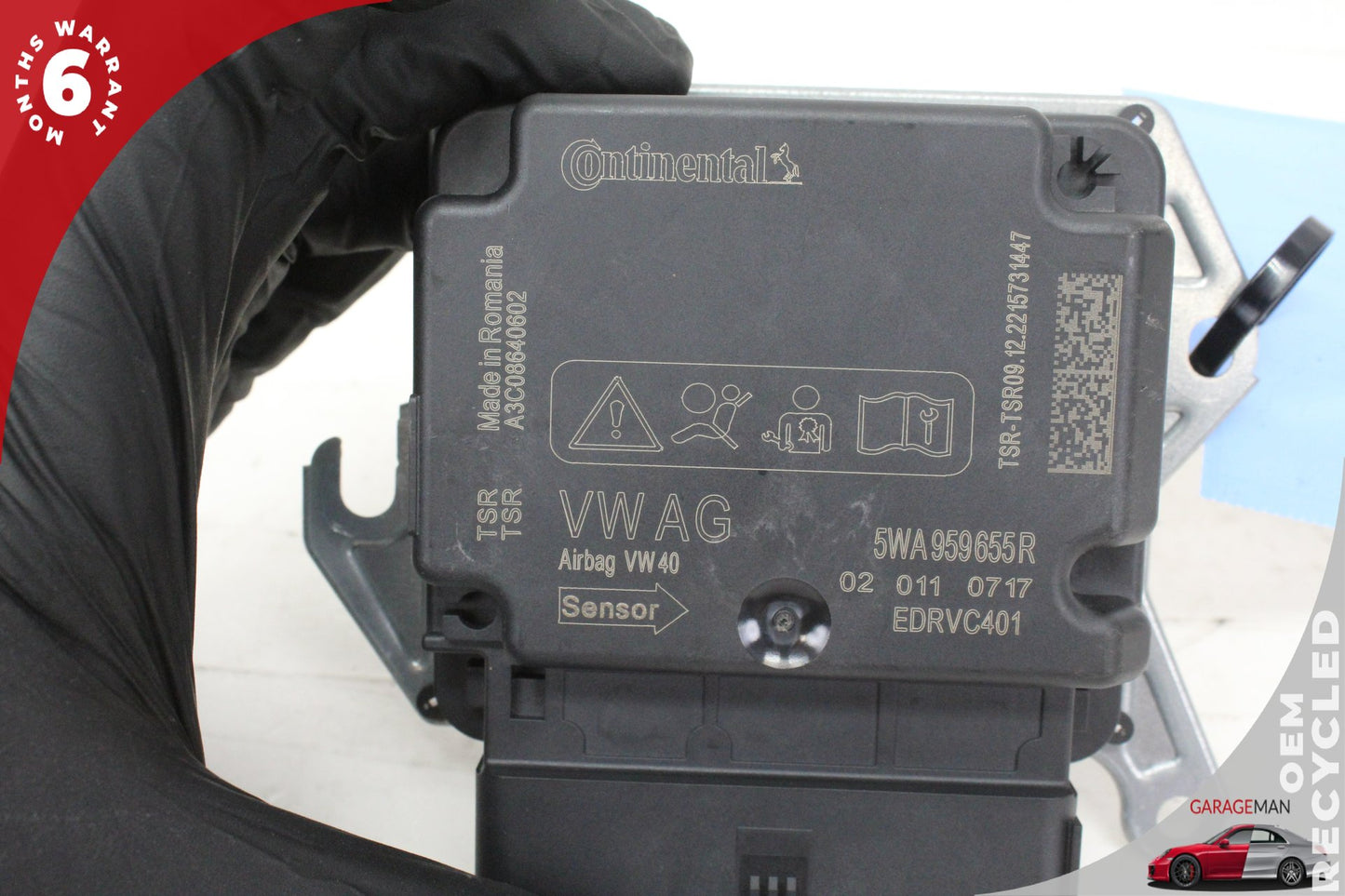 2022-2025 Audi Q4 E-Tron A3 S3 Airbag Air Bag Sensor Module 5WA959655R OEM