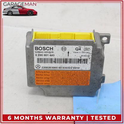 2000-2006 Mercedes W220 S55 AMG Airbag Air Bag Sensor SRS Control Module OEM