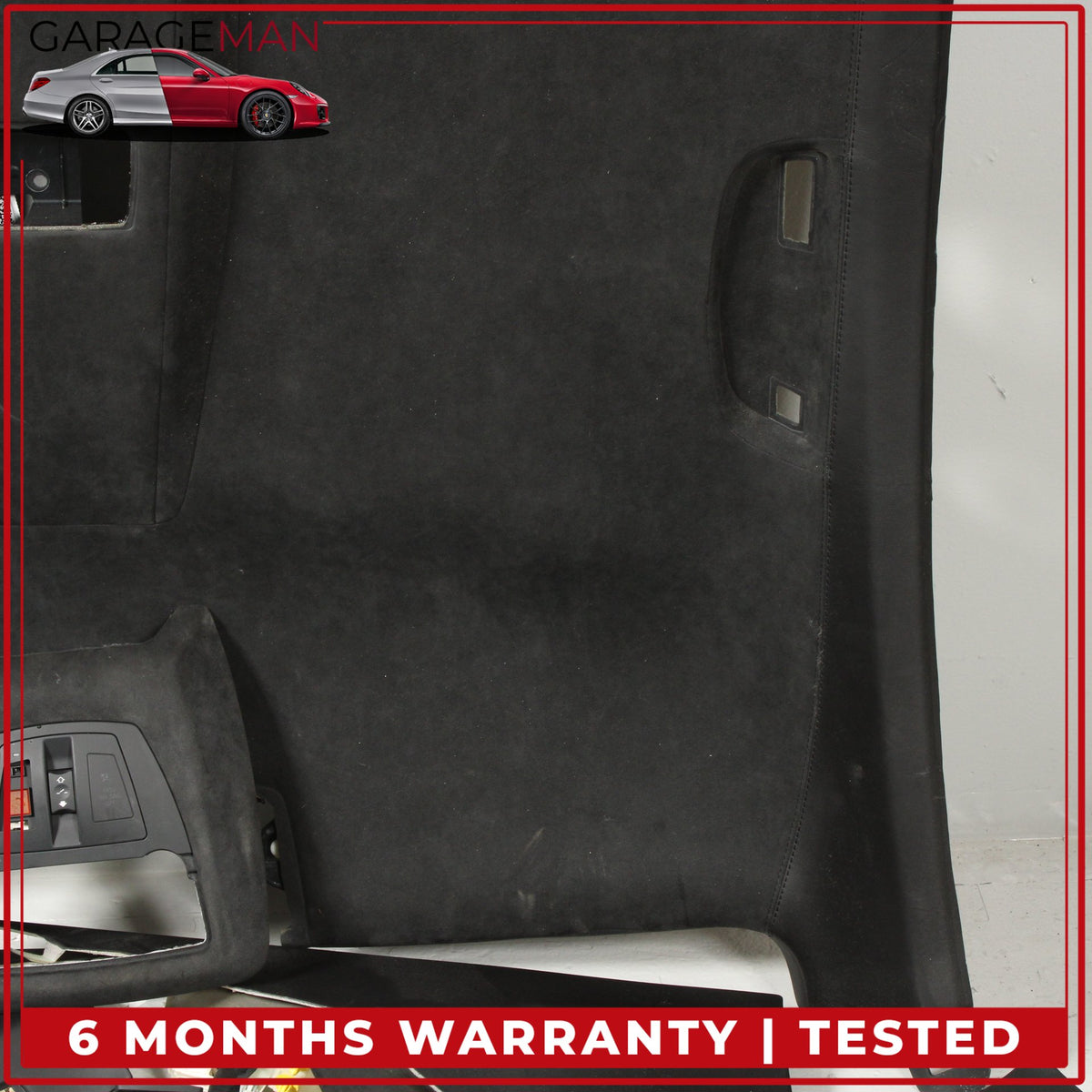 2009-2015 BMW 740i F01 Alcantara Headliner Pillars Visors Set 8035839 OEM