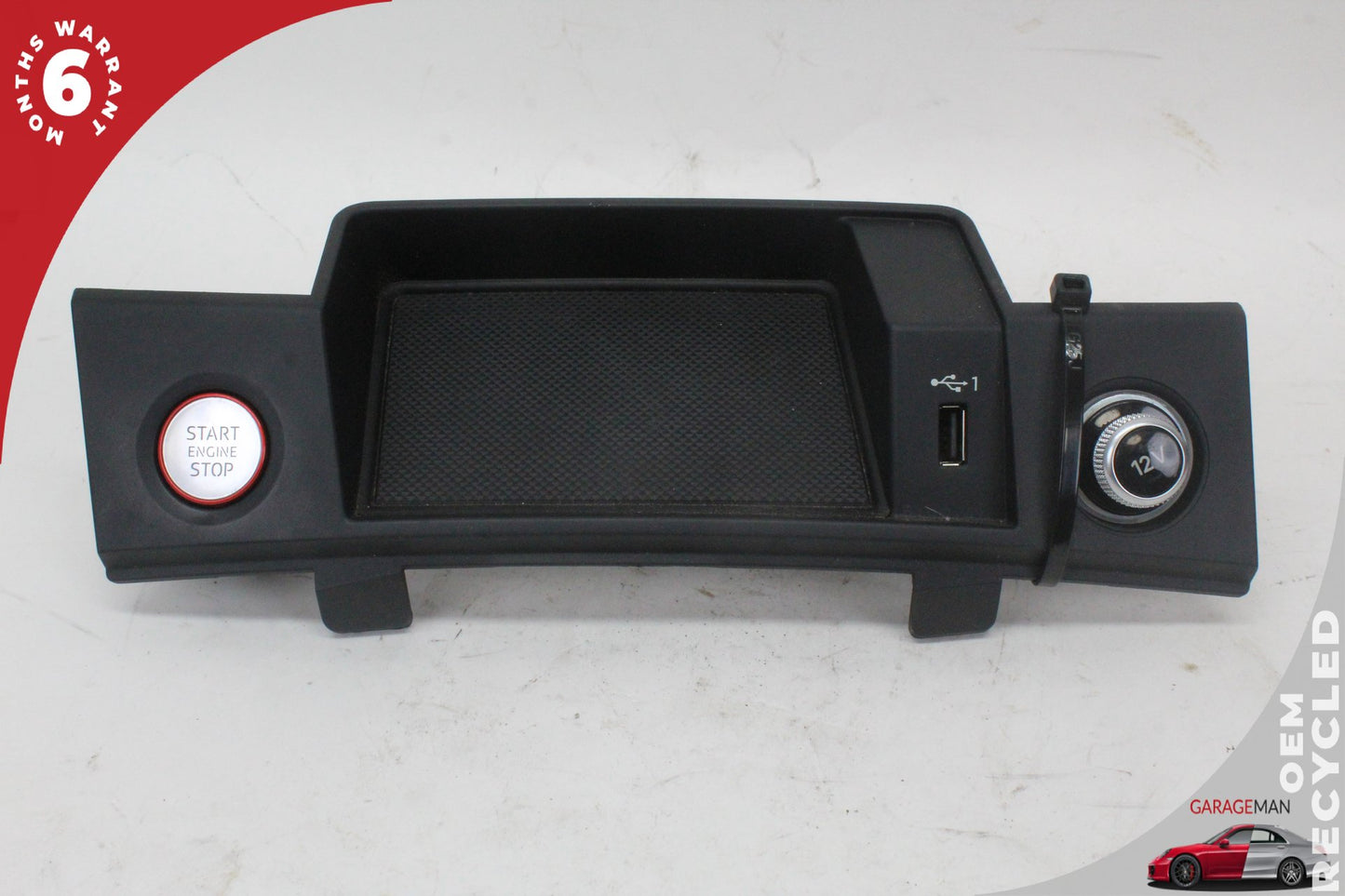 2018-2025 Audi SQ5 Front Center Storage Tray Box Cover w/ Start Button OEM