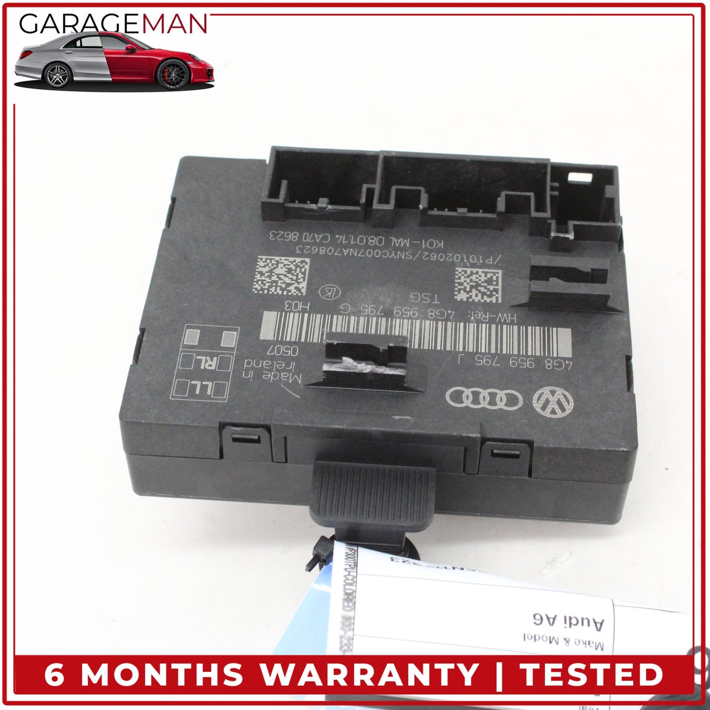 2012-2018 Audi A6 A7 Rear Left or Right Side Door Control Module 4G8959795J OEM