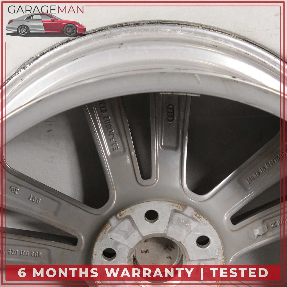 2015-2018 Audi Q3 Front or Rear Side Wheel Rim 8.5JX19H2 ET36 8U0601025AD OEM