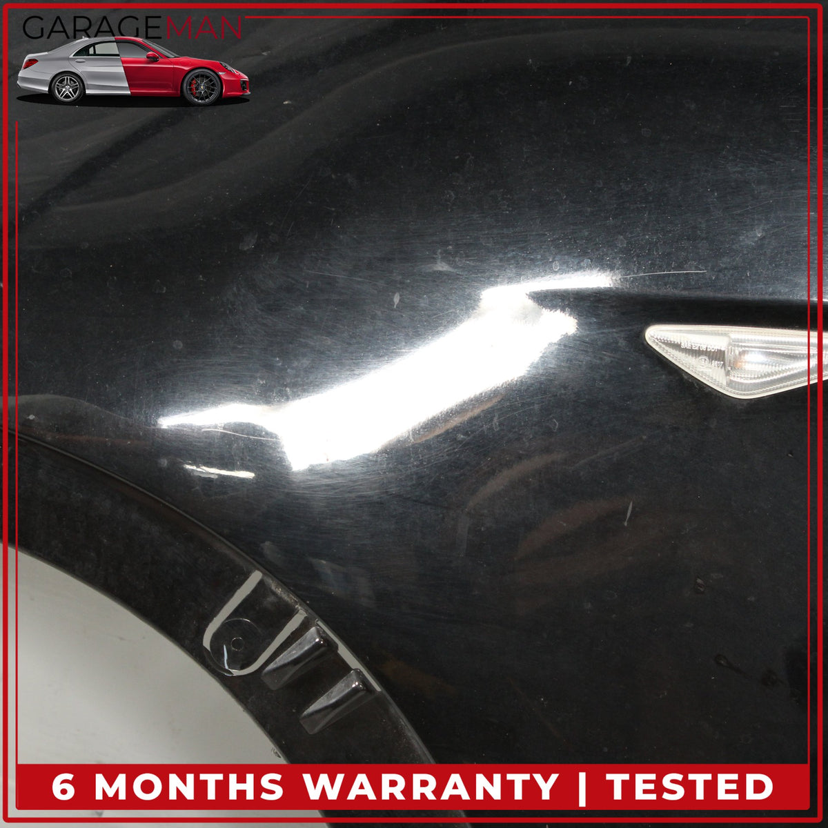 2007-2013 BMW X5 E70 Front Left Fender Panel 7157979 Jet Black OEM