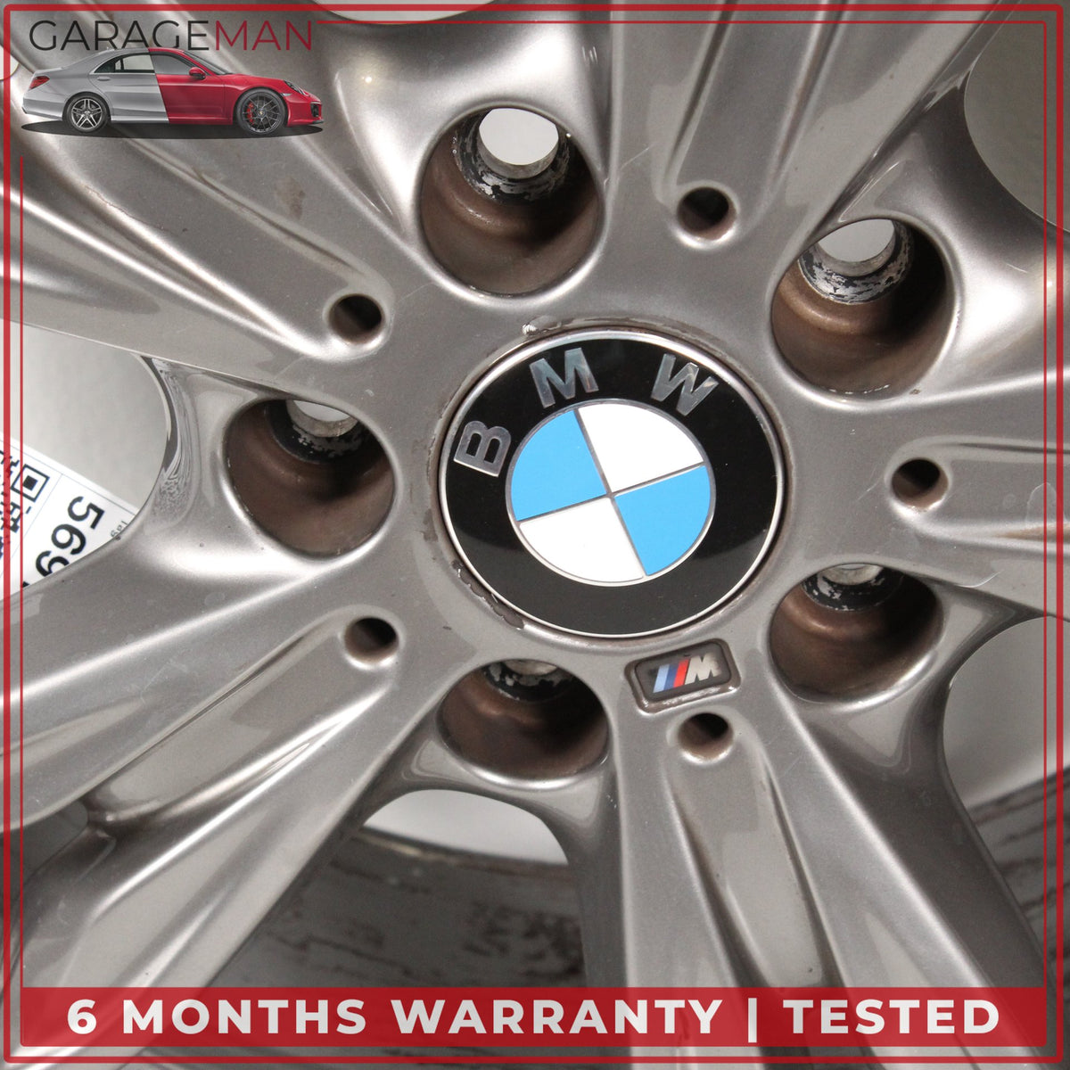 2014-2021 BMW M235i F22 M Double Spoke 436 Wheel Rim Rear (8Jx18 ET52) OEM