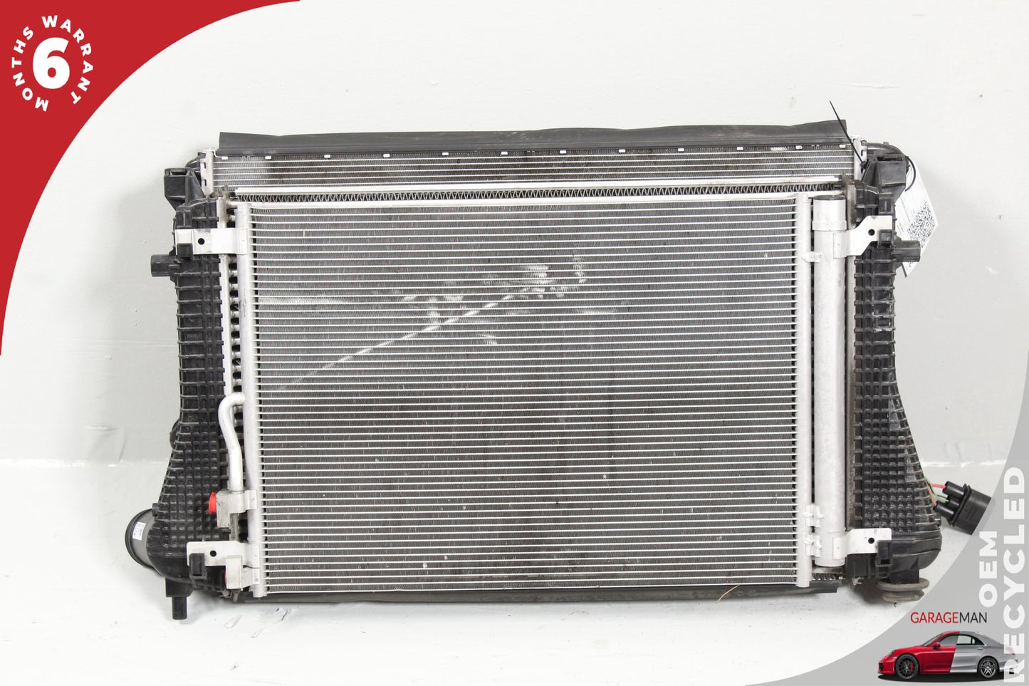 2022-2024 Audi A3 Sedan Engine Radiator Cooling Fan Motor Assembly 5WA121203B OEM