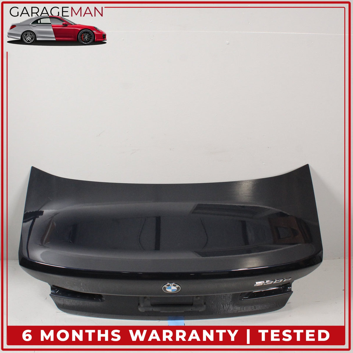 2017-2023 BMW 530e G30 Rear Trunk Lid Panel Assembly Imperial Blue Metallic OEM