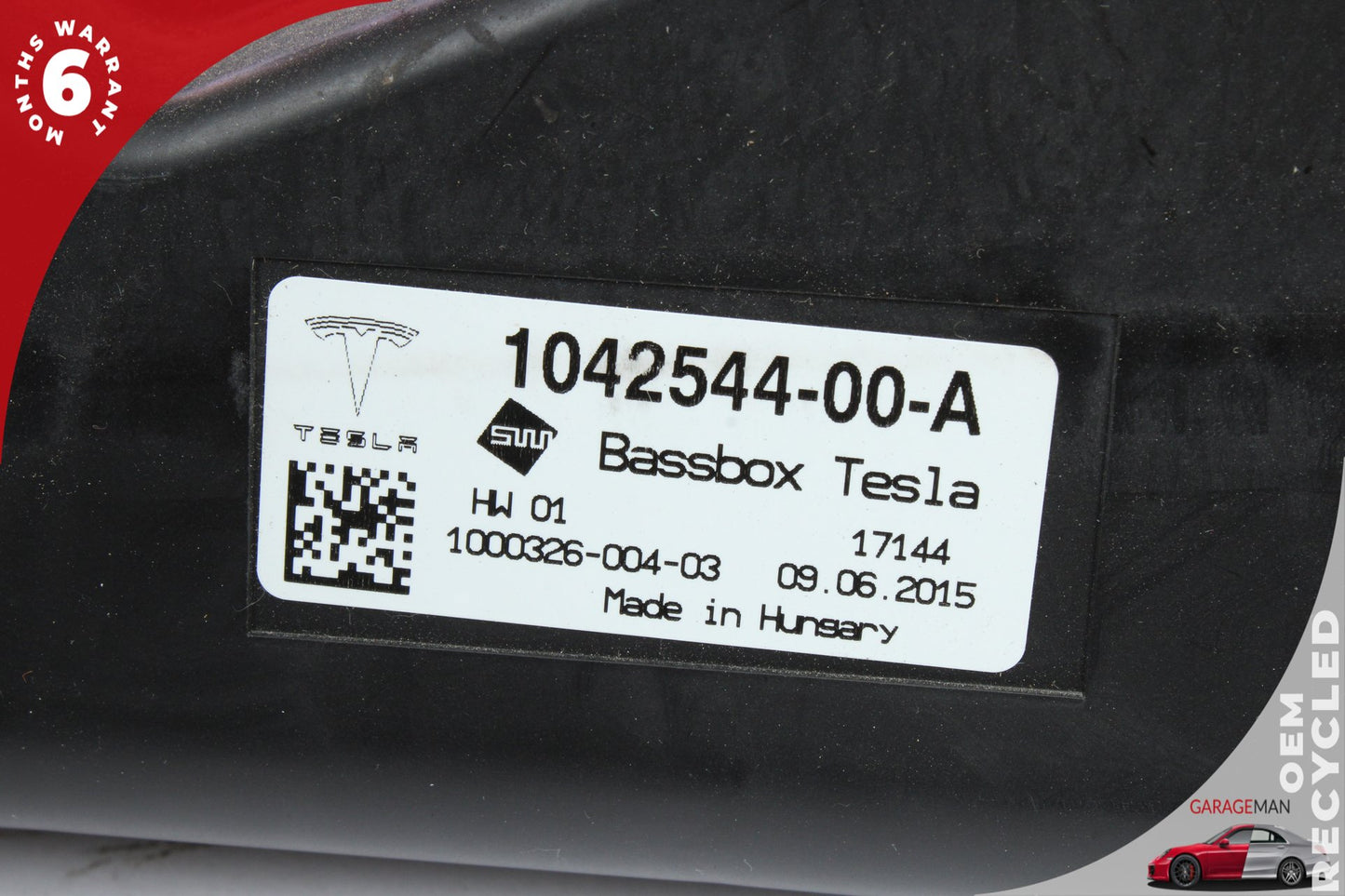 2012-2015 Tesla Model S Rear Trunk Subwoofer Speaker Bass Box 104254400A OEM