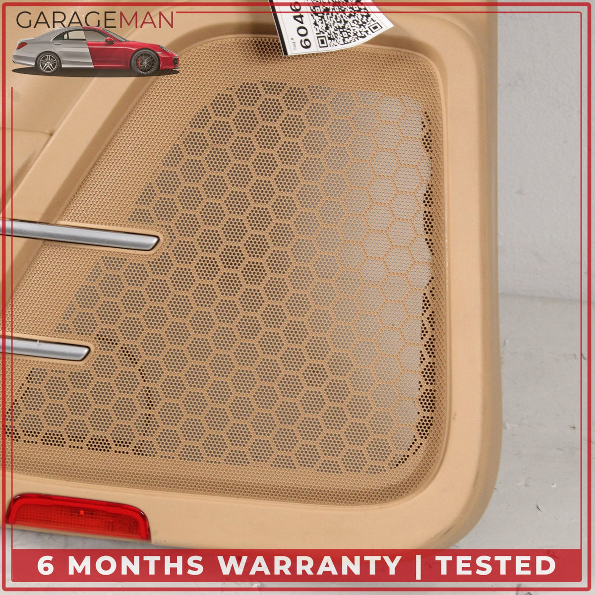 2011-2018 Porsche Cayenne 958 Rear Left Side Door Trim Cover Panel Beige OEM