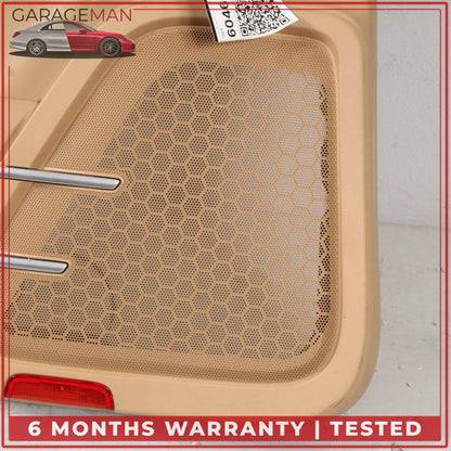2011-2018 Porsche Cayenne 958 Rear Left Side Door Trim Cover Panel Beige OEM