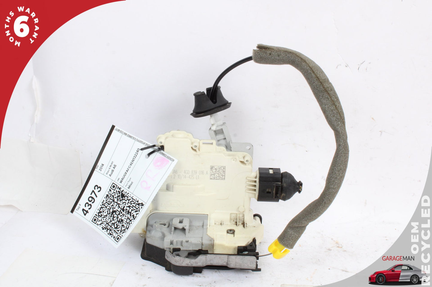 2012-2018 Audi A6 A7 Rear Right Passenger Side Door Lock Actuator 4G0839016A OEM