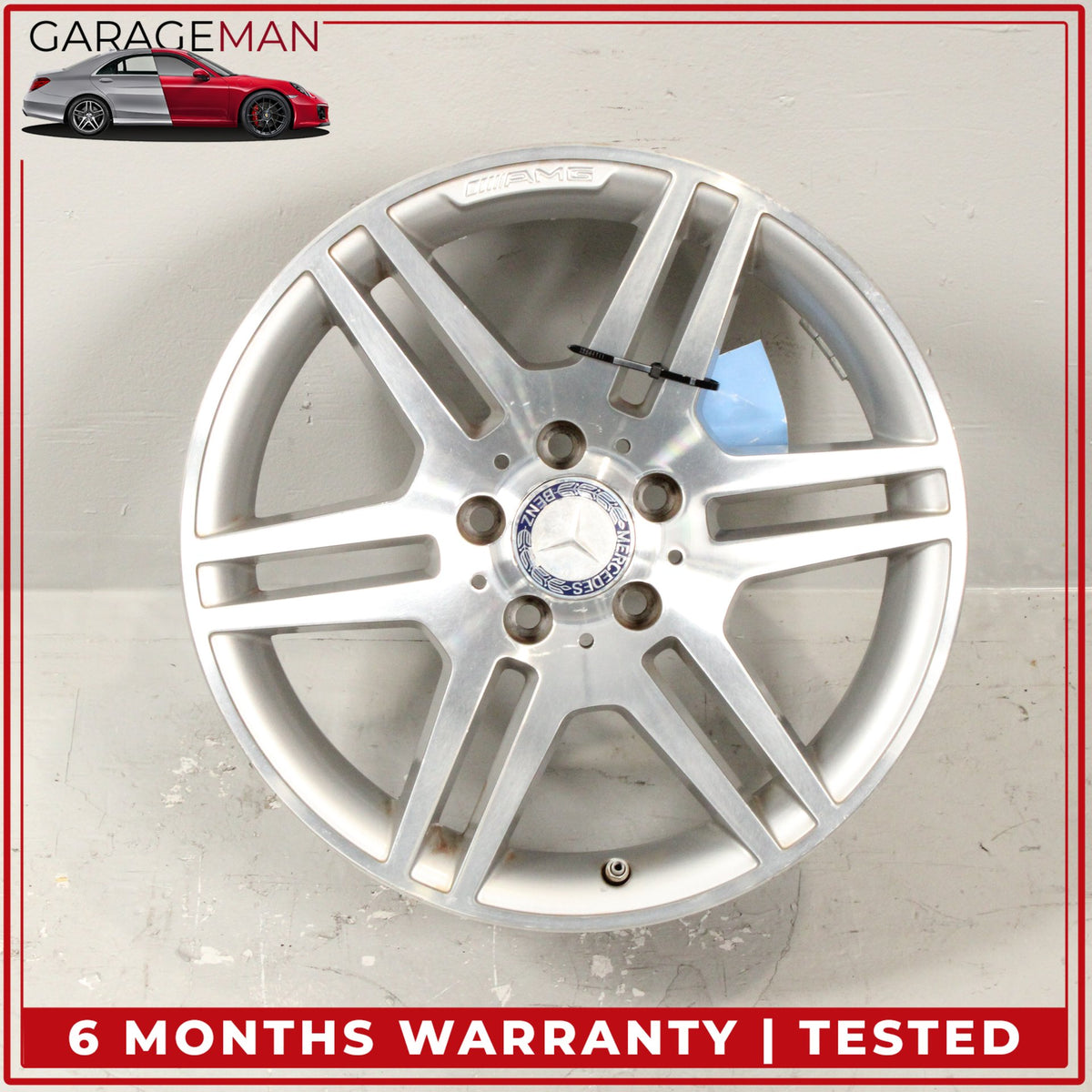 2008-2014 Mercedes C250 W204 Front Wheel Tire Rim 7.5Jx17H2 ET47 2044014502 OEM