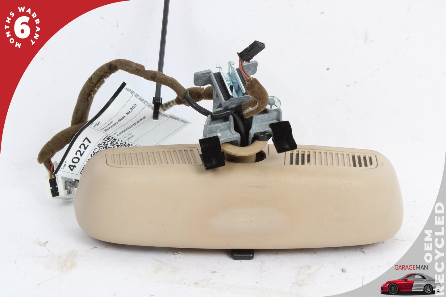 2006-2013 Mercedes W164 ML350 R320 R350 Rear View Mirror 1648103417 OEM