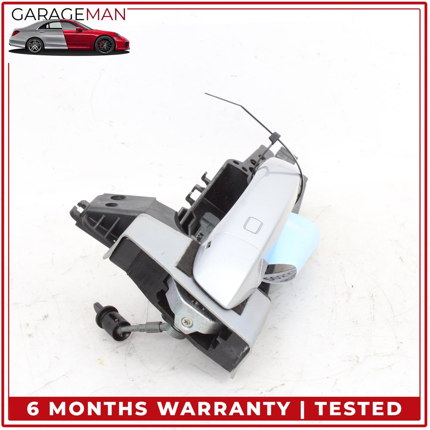 2017-2024 Audi Q7 Front Left Side Exterior Door Handle Silver 4M1837885A OEM