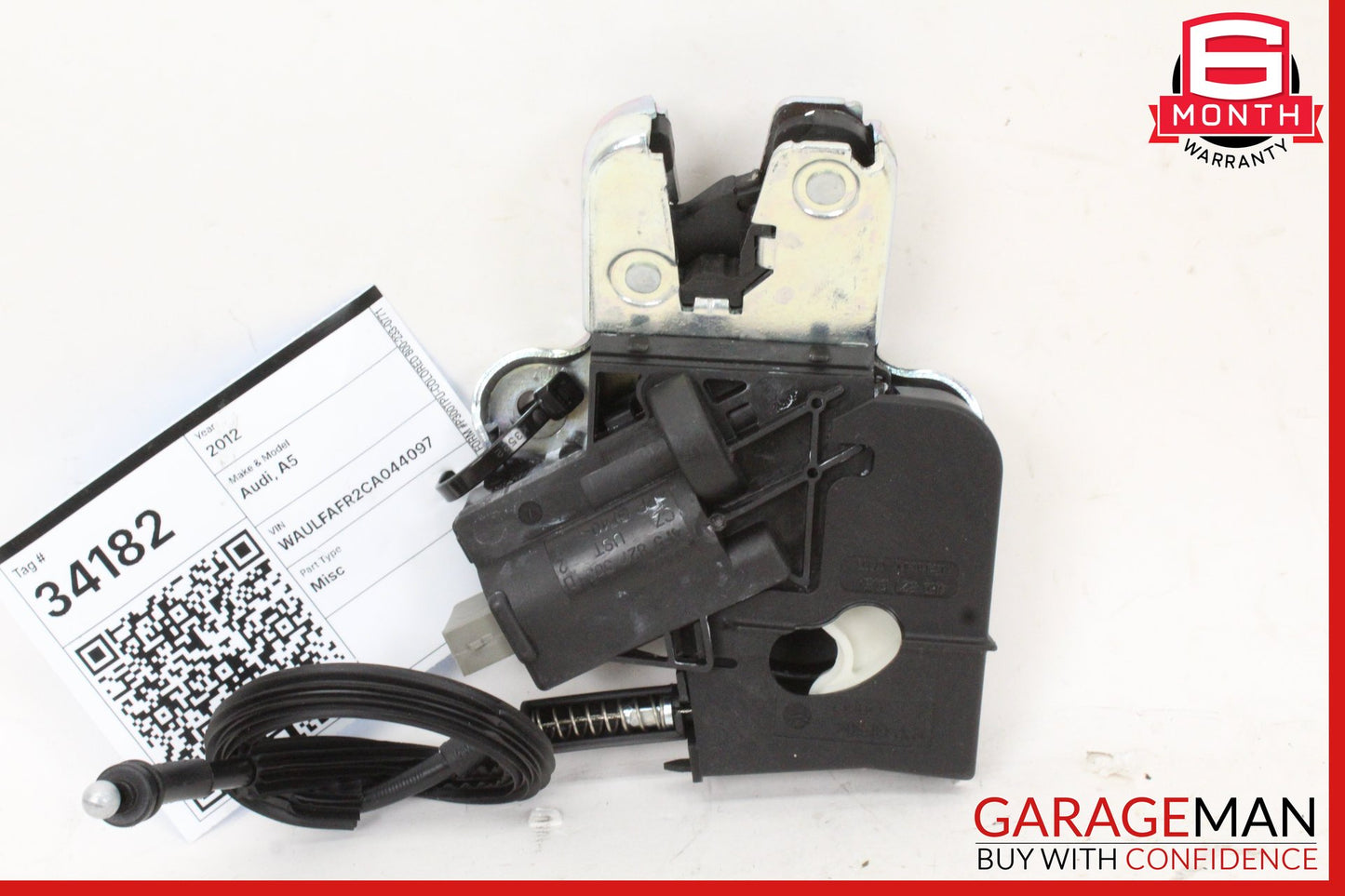 2009-2016 Audi A5 RS5 S5 A4 S4 Rear Trunk Lock Latch Actuator 4F5827505D OEM