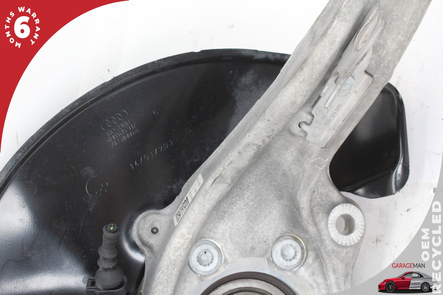 09-17 Audi A6 C7 AWD 3 Front Right Spindle Knuckle Wheel Hub 4G0407242C Genuine