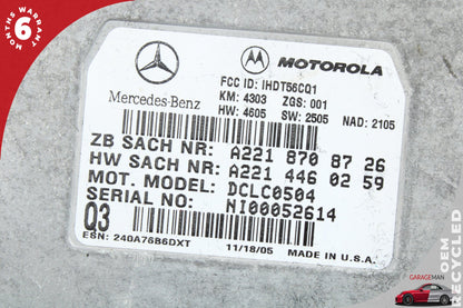 2007-2014 Mercedes W221 S550 Voice Communication Control Module 2218708726 OEM