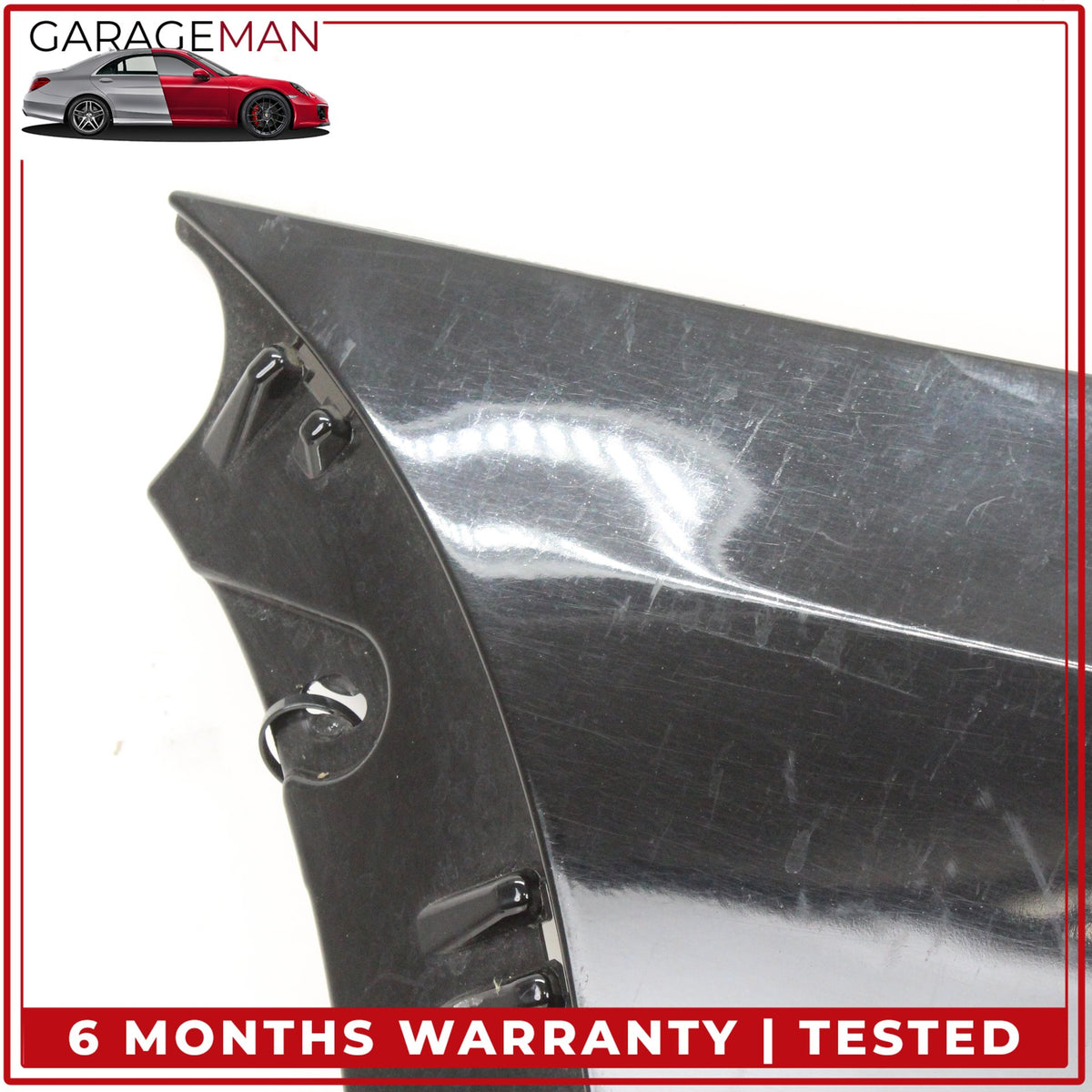 2007-2013 BMW X5 E70 Rear Left Driver Side Bumper Cover Black 7158439 OEM
