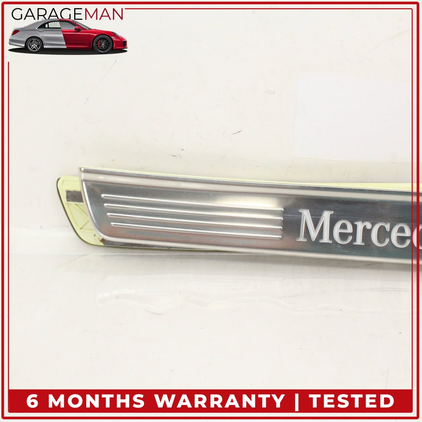 2014-2020 Mercedes W222 S550e Front and Rear Illuminated Door Step Sill Set OEM
