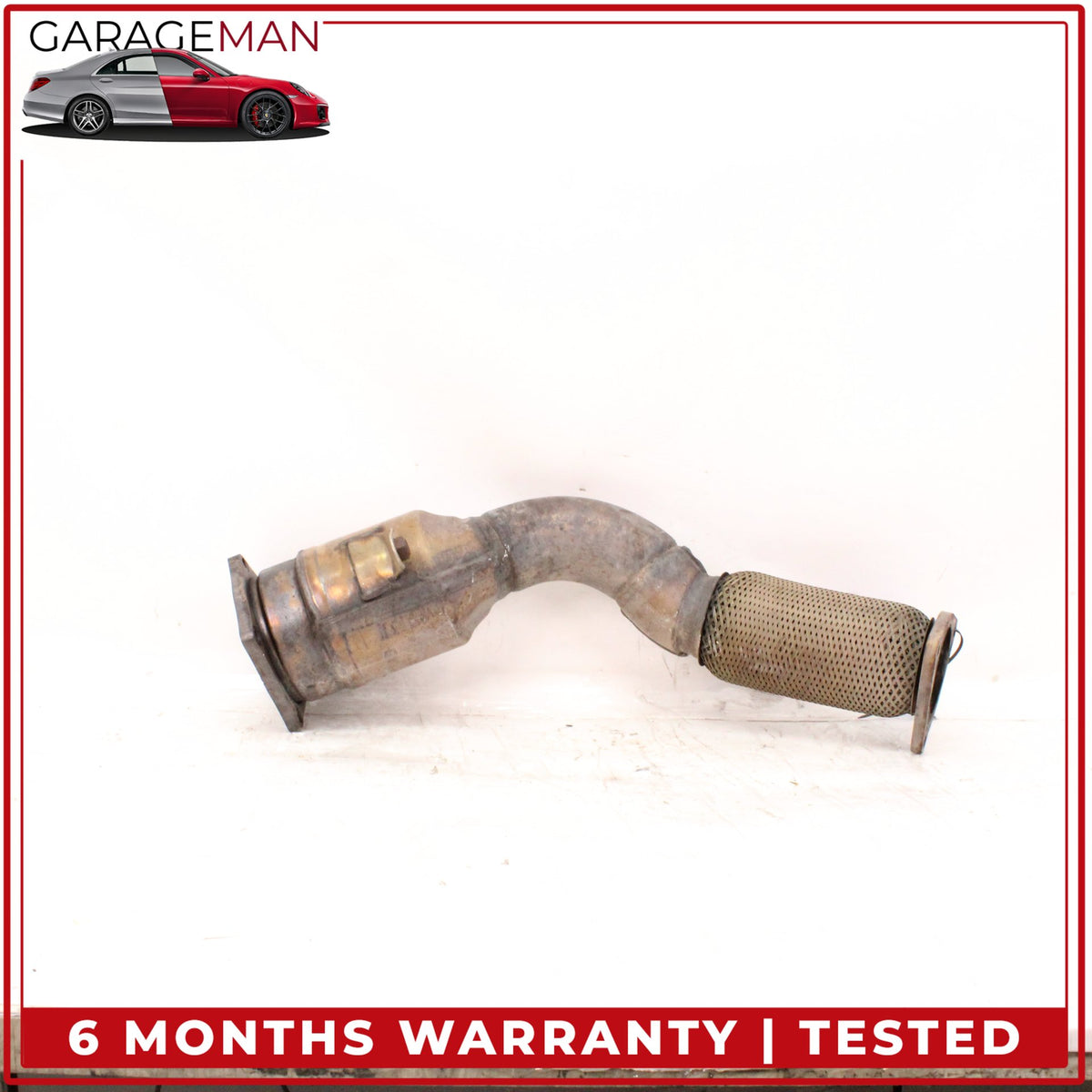 2003-2006 Porsche Cayenne 955 Turbo Front Engine Exhaust Downpipe Right Side OEM