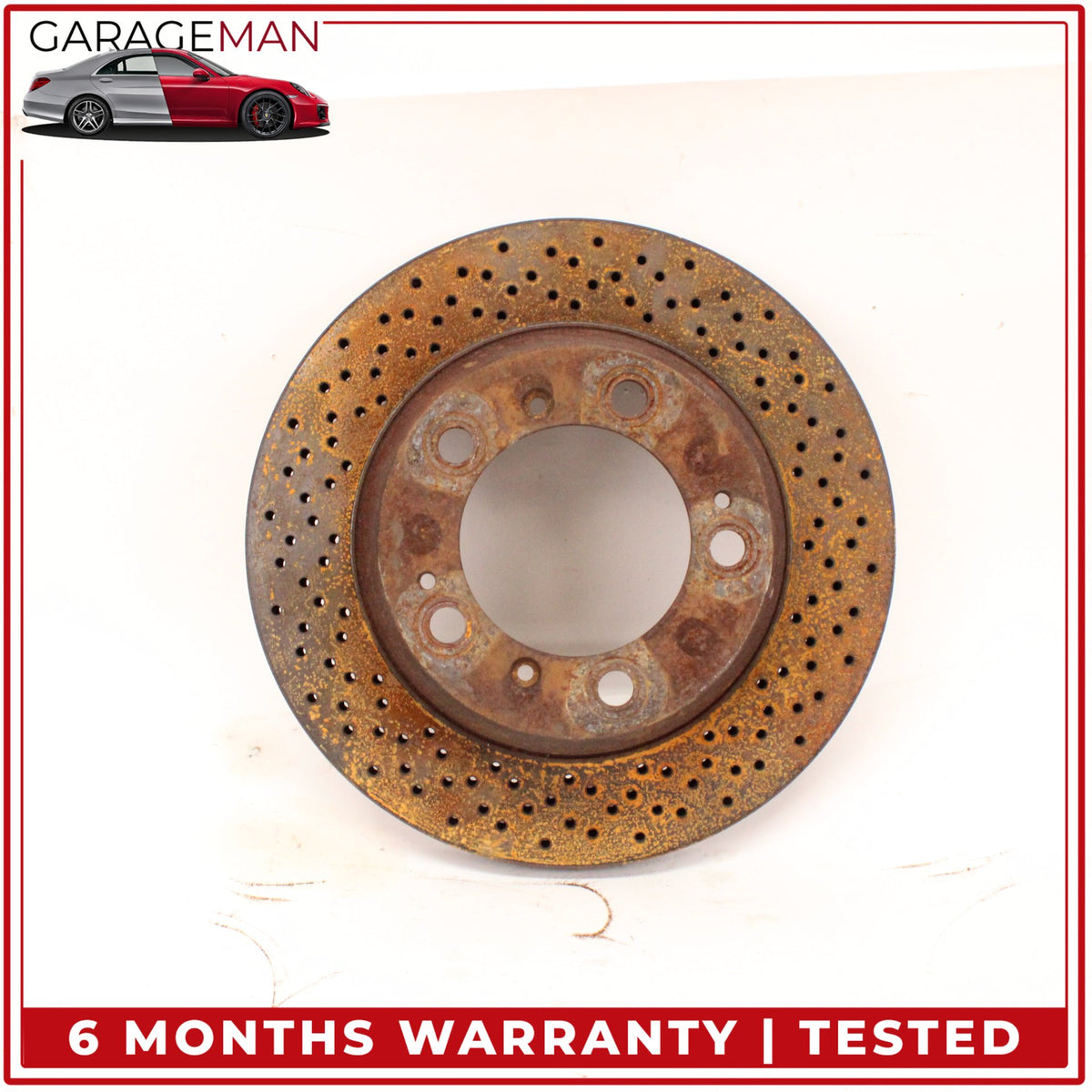1999-2012 Porsche 911 Carrera 996 Rear Left and Right Side Brake Rotor Disc OEM