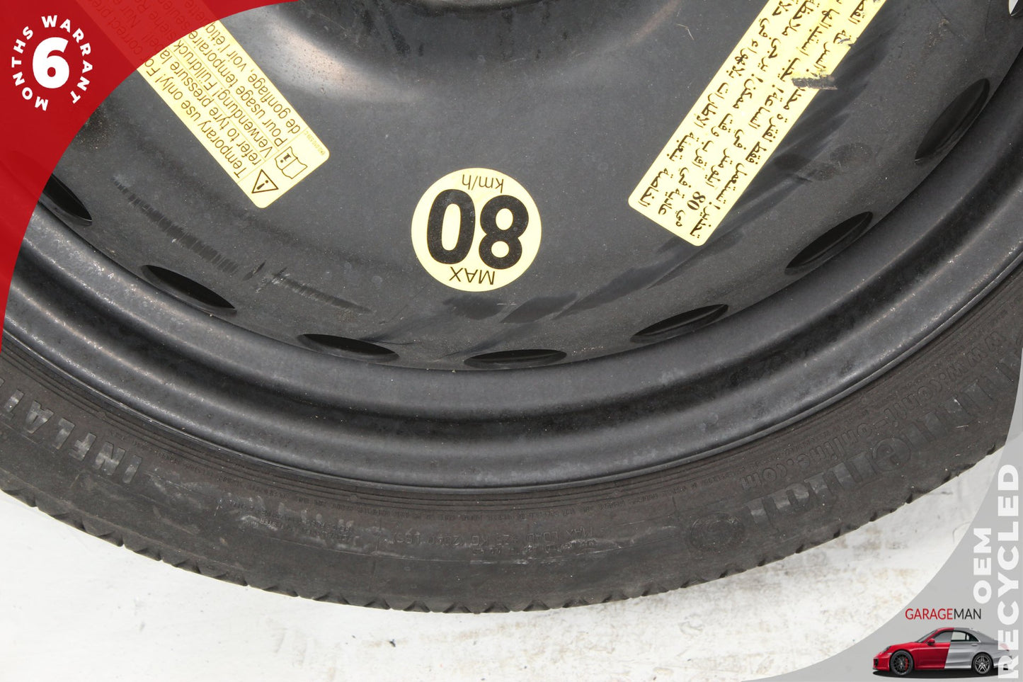 2012-2018 Audi A6 S6 RS7 Emergency Spare Tire Wheel Donut Rim 4G0601027 OEM