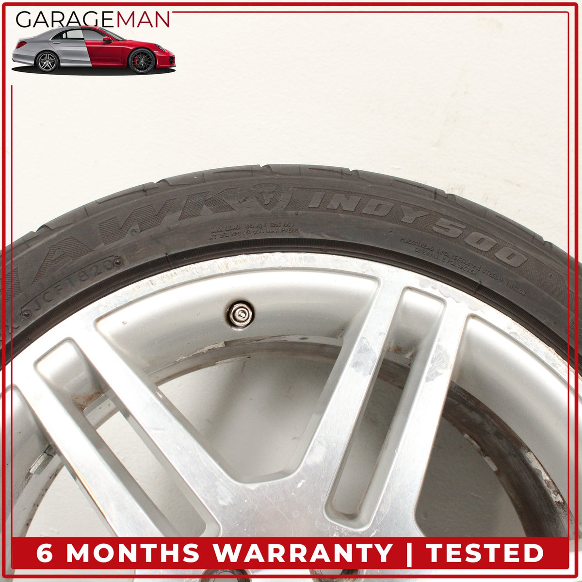 2008-2014 Mercedes W204 Rear Wheel Rim w/ Tire 8.5Jx17H2 ET58 2044014602 OEM