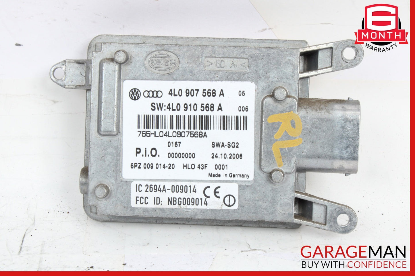 2007-2015 Audi Q7 Rear Left Blind Spot Sensor 4L0907568A Genuine OEM