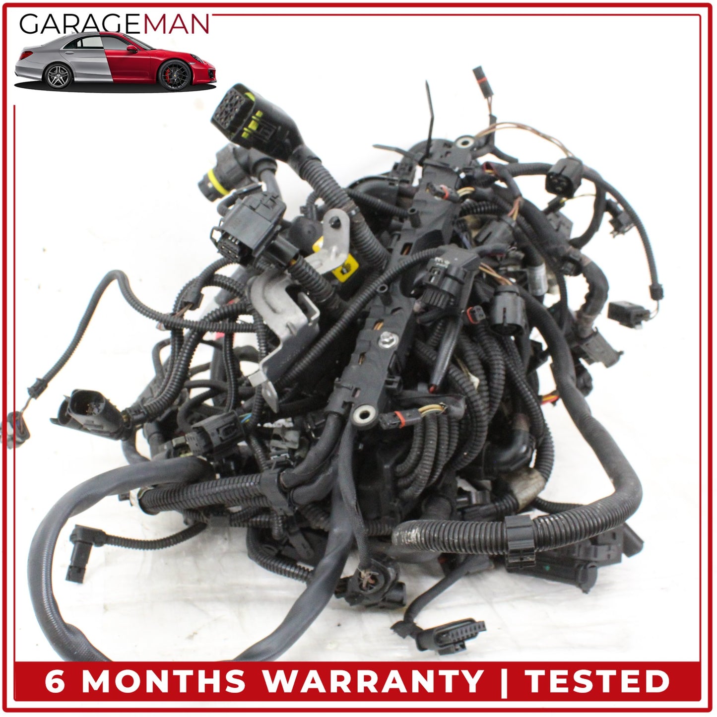 2012-2018 BMW 650i F06 N63 4.4L Engine Motor Wiring Harness Set 7633268 OEM
