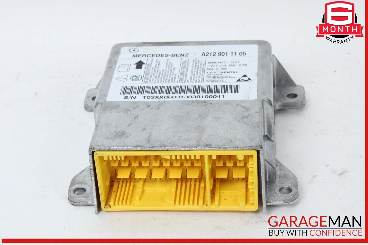 14-16 Mercede W212 E350 Airbag Air Bag Sensor SRS Control Module OEM