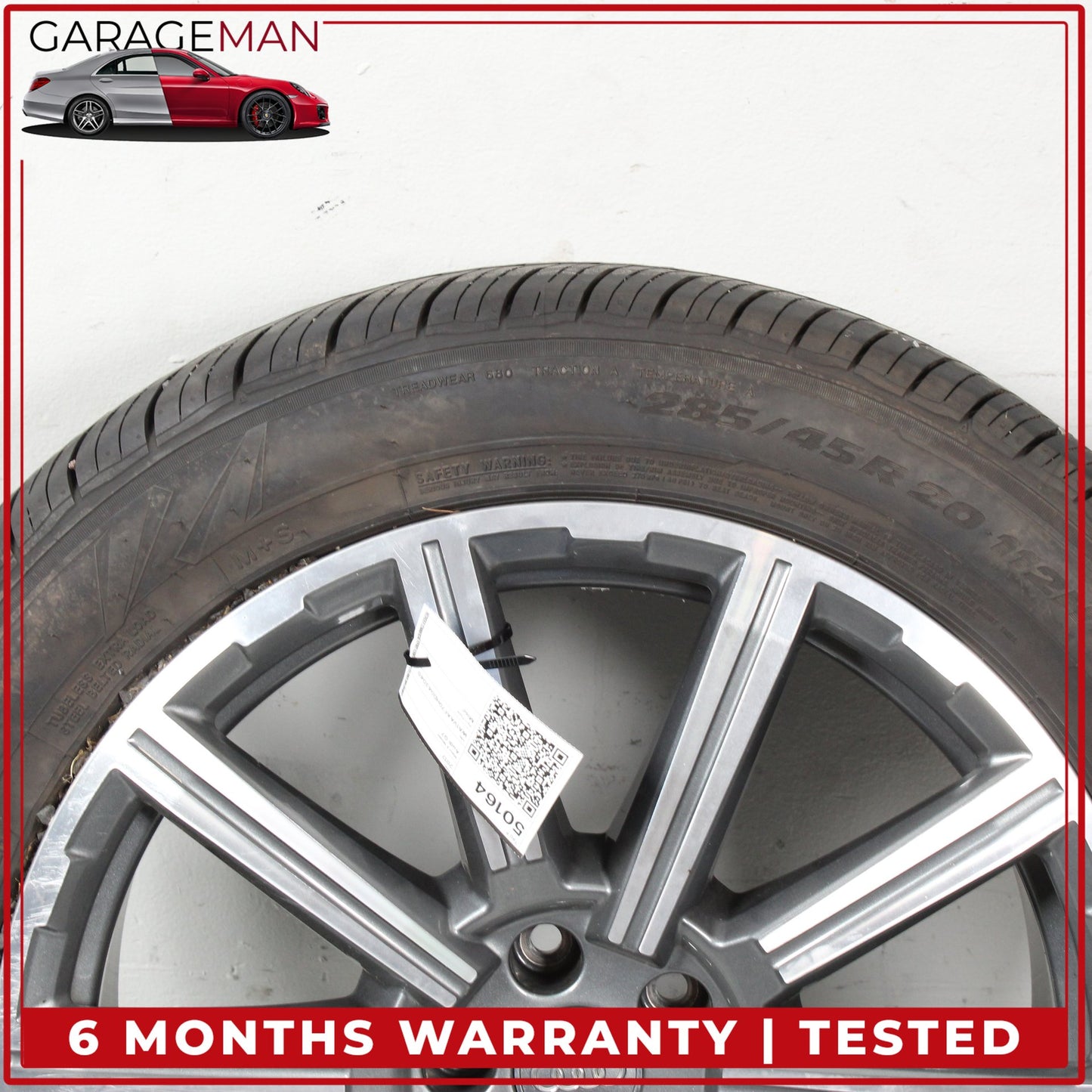 2017-2025 Audi Q7 SQ7 10 Spoke Wheel Rim w/ Tire 9JX20H2 ET33 4M0601025AD OEM