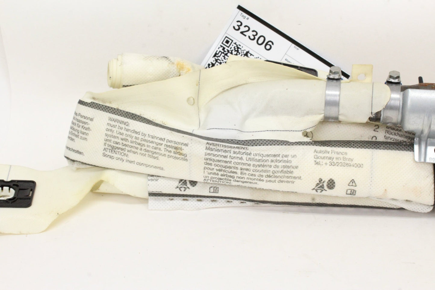 2008-2014 Mercedes C250 W204 Right Roof Curtain Air Bag 2048600605