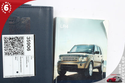 2010 Land Rover LR4 L319 SUV Owner Owner's Operator Manual Booklet OEM