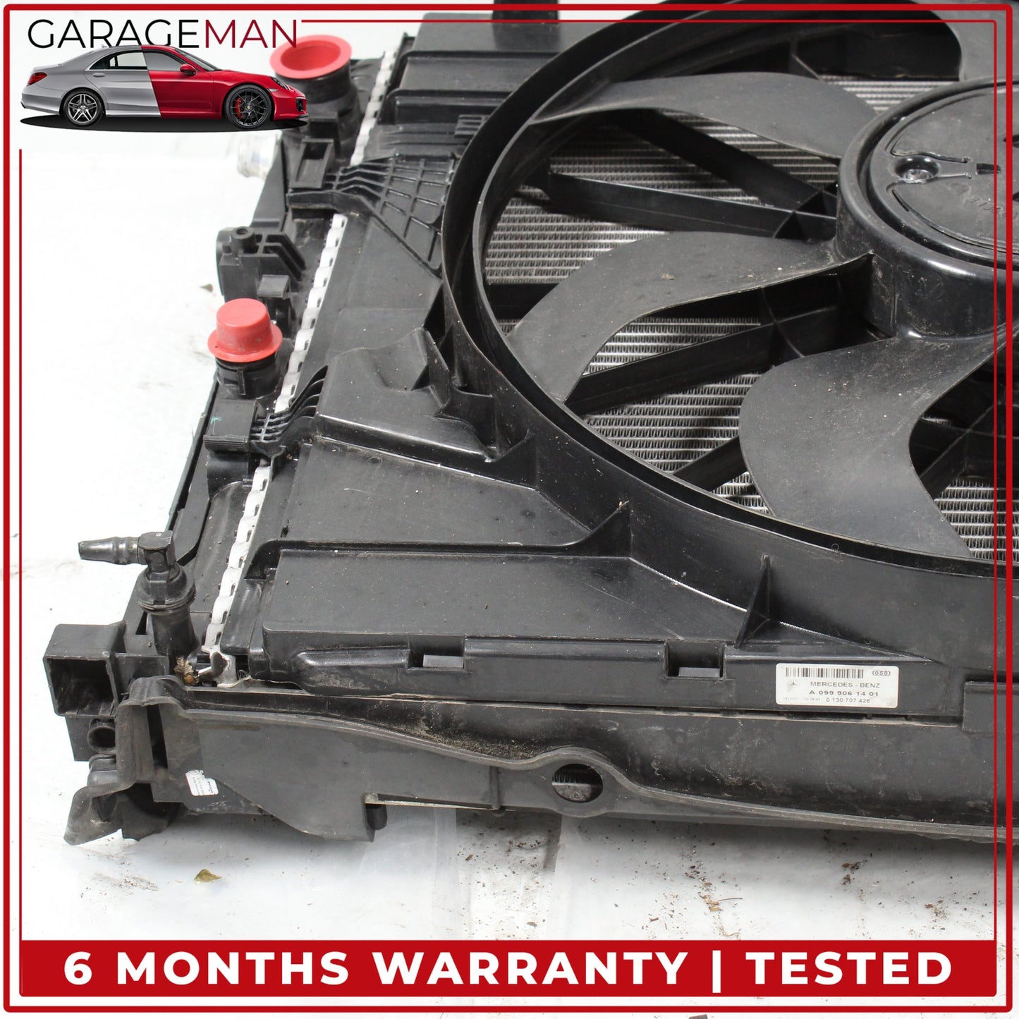 2017-2022 Mercedes W213 E300 Engine Radiator Cooling Fan Assembly 0999061401 OEM