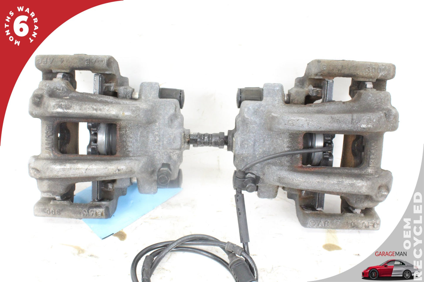 2012-2018 BMW 320i F30 Rear Left and Right Side Brake Caliper Set 6850860 OEM