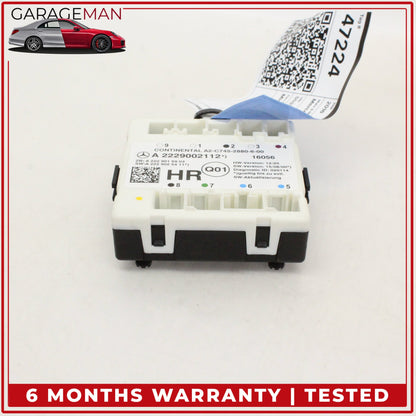 2015-2020 Mercedes W205 C300 Rear Right Side Door Control Module 2229002112 OEM