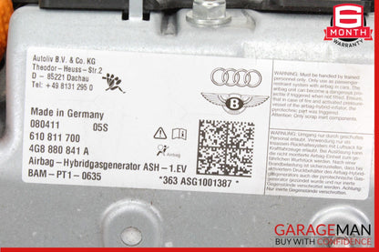 2012 Audi A6 C7 Sedan Left Side Knee Airbag 4G8880841A