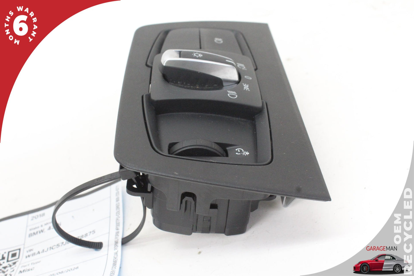2012-2020 BMW 430i F36 Front Left Side Headlight Control Switch 6847506 OEM