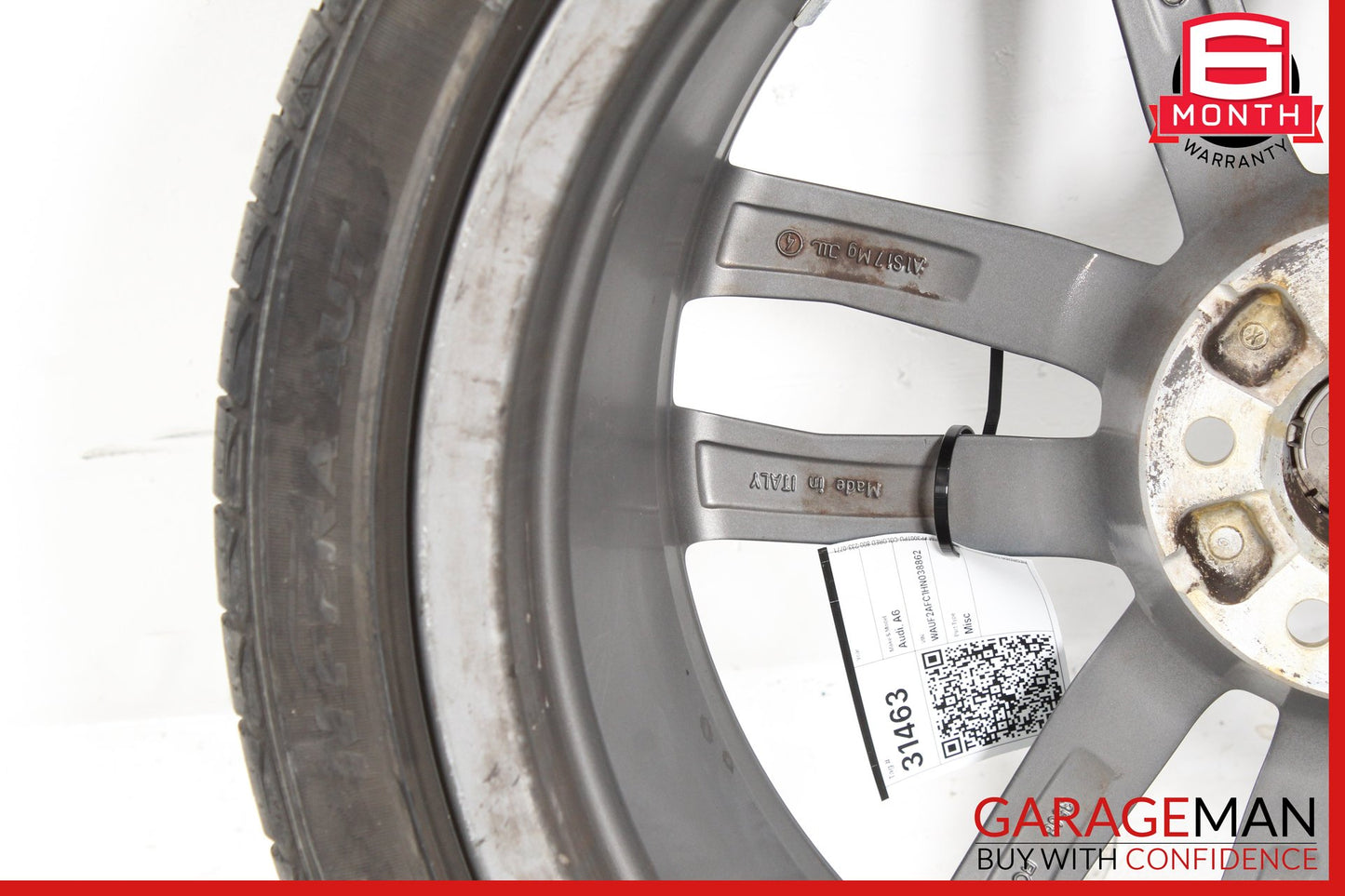 2016-2018 Audi A6 C7 Sedan Wheel Rim w/ Tire 8.5Jx20H2 ET43 4G9601025N OEM