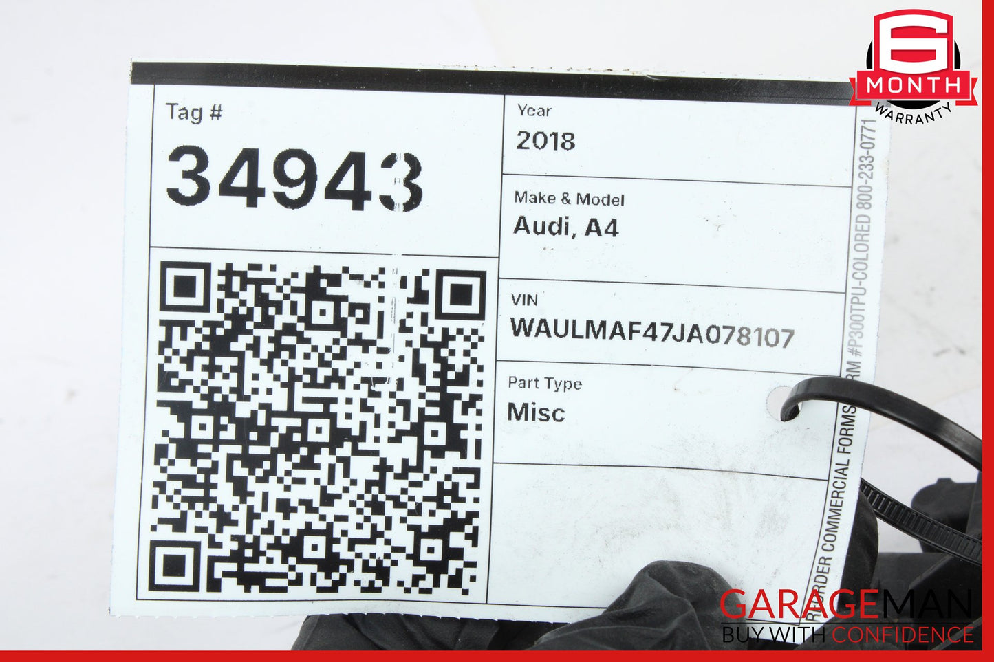 2017-2020 Audi A4 Sedan Trunk Boot Tailgate Control Module 3AA962243H OEM