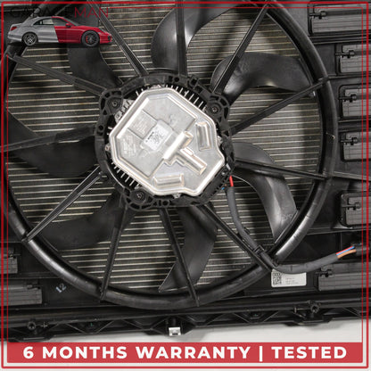 2017-2024 Audi A4 Front Cooling Radiator Core Support Fan Blade Assembly OEM