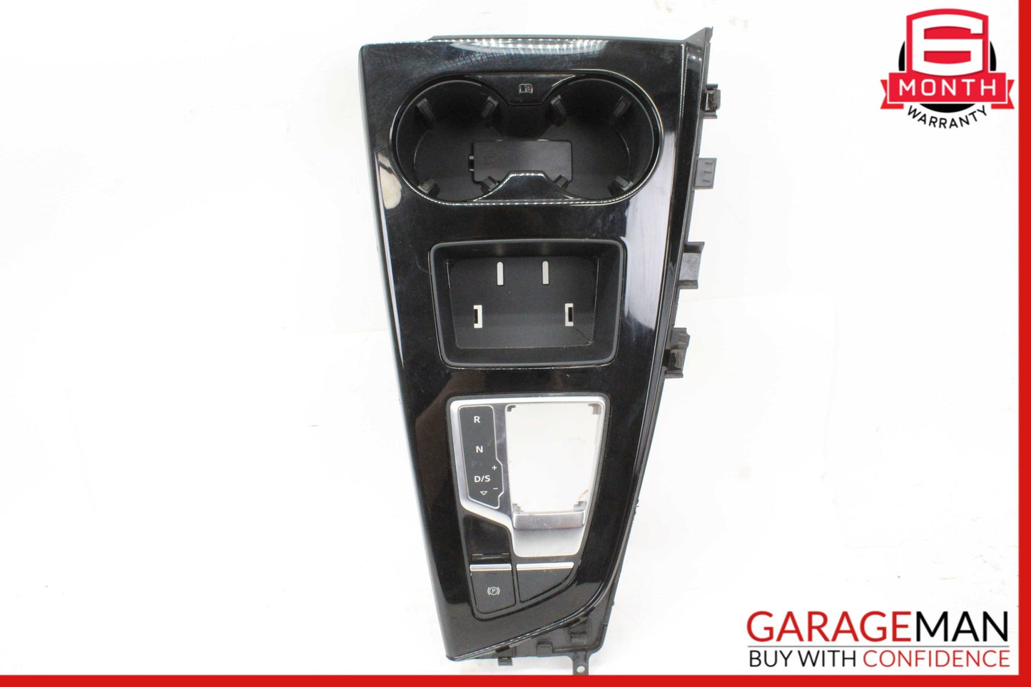 2017-2024 Audi A4 B9 Sedan Front Console Cup Holder w/ Shift Bezel 8W0862533D