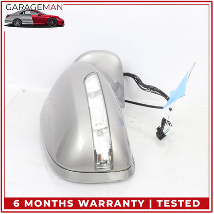 2007-2009 Mercedes W211 E350 Right Door Rear View Mirror Silver Metallic OEM