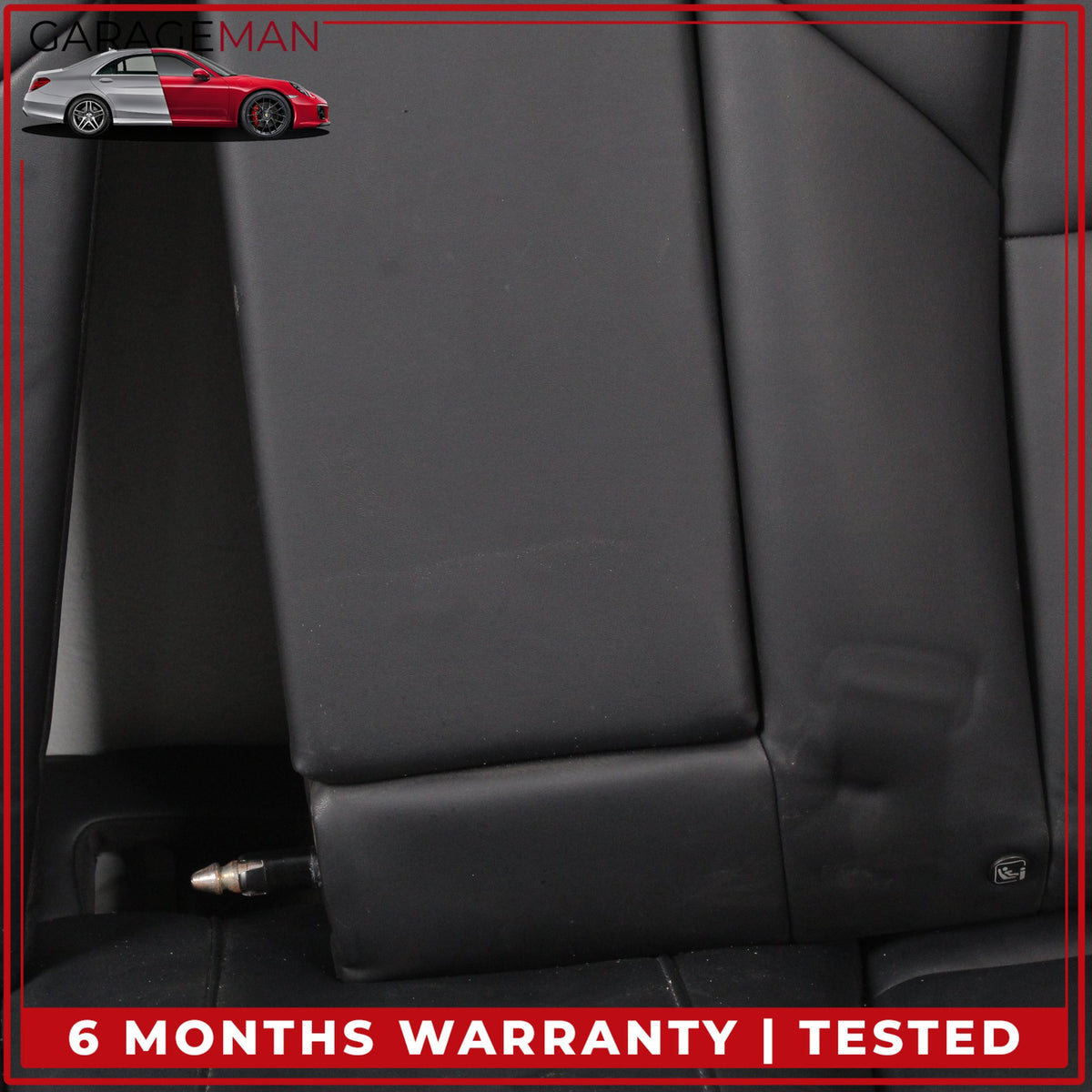 2017-2023 Tesla Model 3 Rear Upper and Lower Seat Assembly w/ Bolster Black OEM