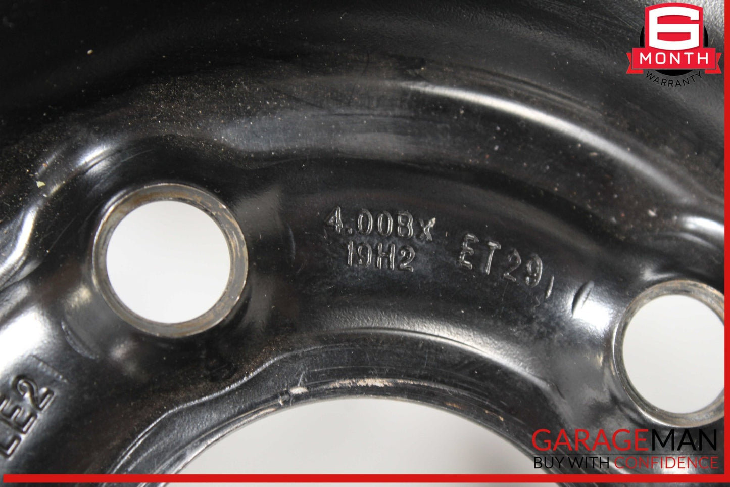 09-16 Audi S4 A4 B8 Spare Tire Wheel Rim T125/70R19 8K0601027D OEM